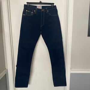 Men's Dark Blue Straight Jeans - Old Blue Co.
